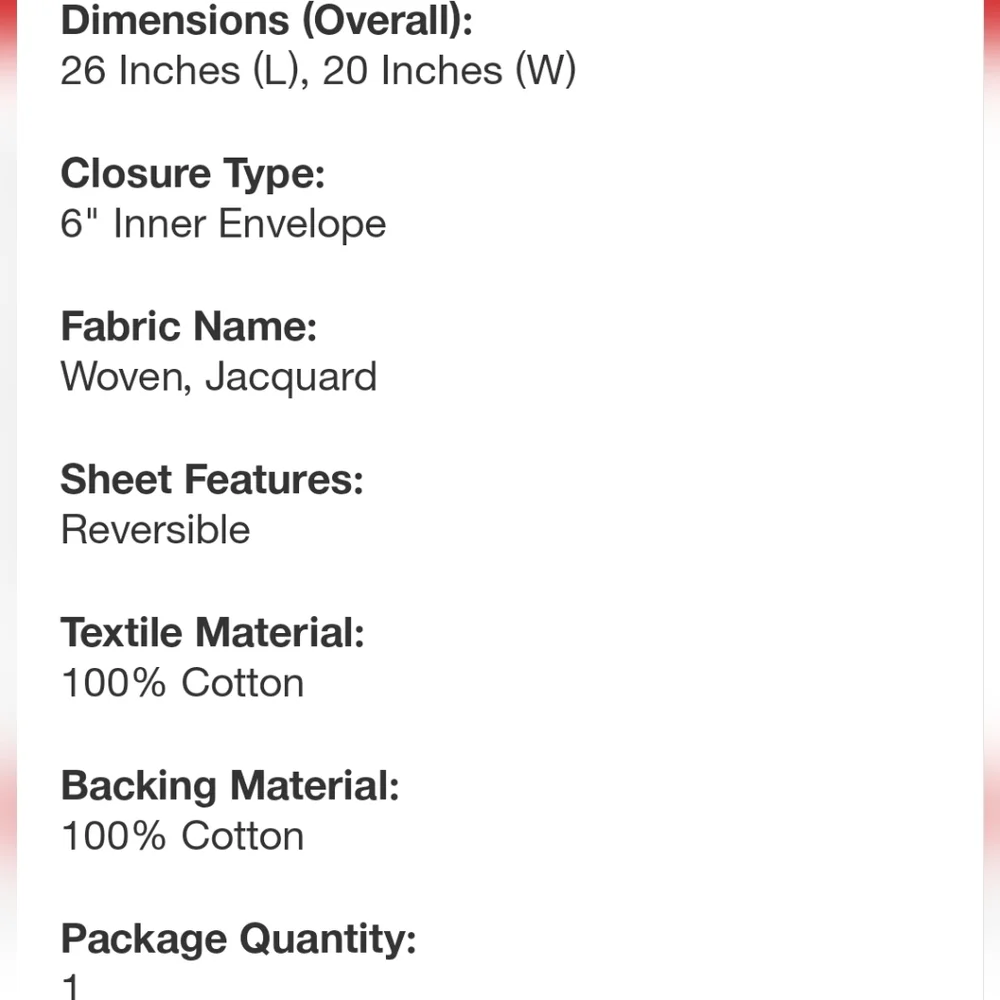 🎉$3 WITH PURCHASE🎉Threshold STD Boho Reversible Matelasse Swirl Quilted Sham - Picture 7 of 16